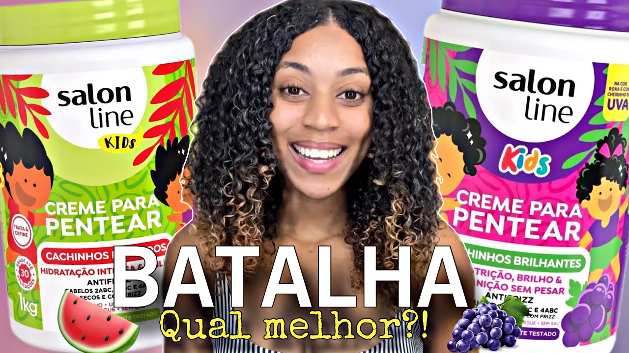 CREME DE UVA vs CREME DE MELANCIA || Batalha de CREMES da SALON LINE🍉🍇