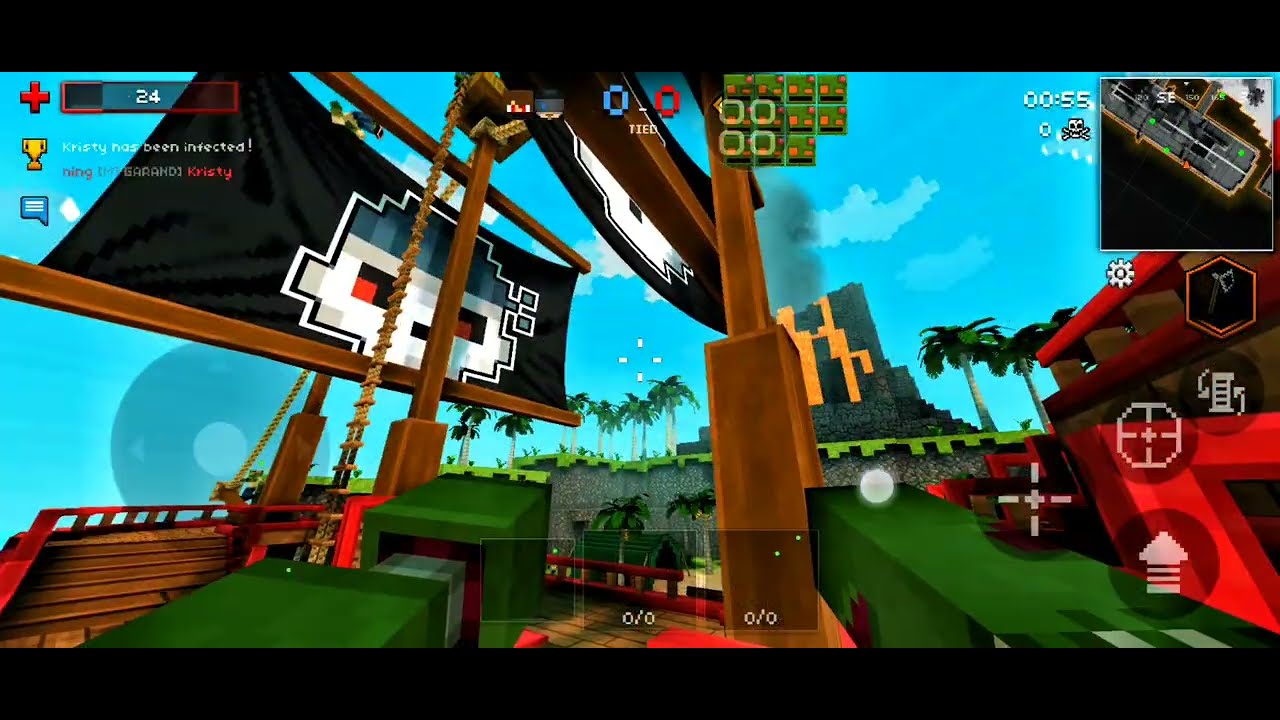 Kenzie main game pixel strike tembak-tembak seru sampai jadi pengen main terus# tembak tembak#game 