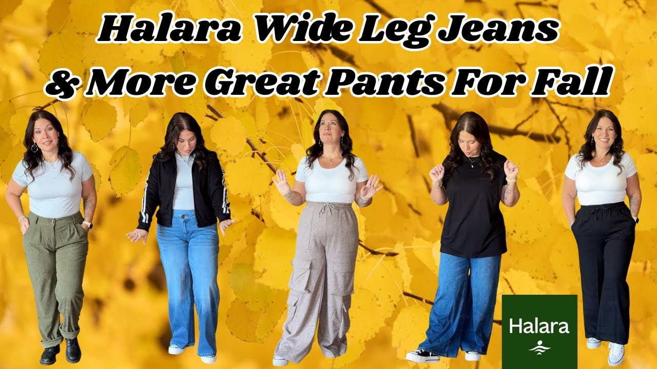 Halara Wide Leg Jeans & More Great Pant Styles For Your Fall Wardrobe | Haul & Try On