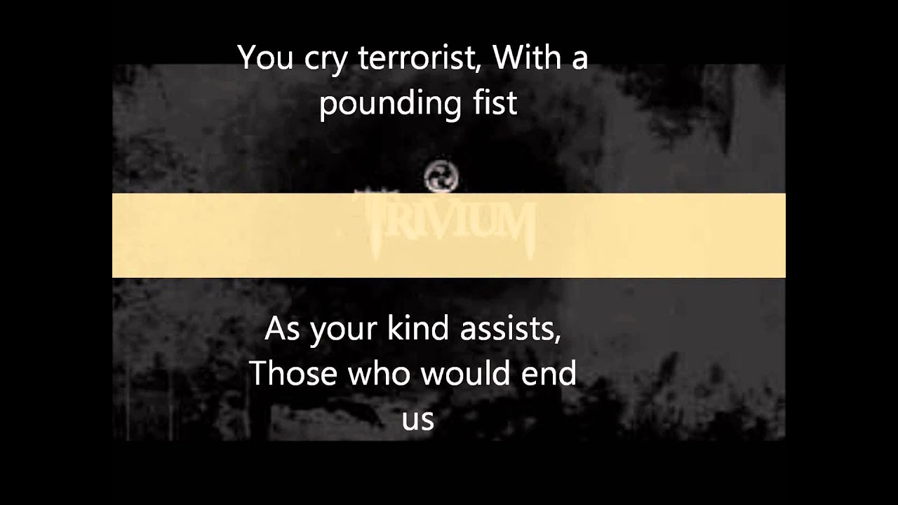 Trivium-To Believe (with lyrics)