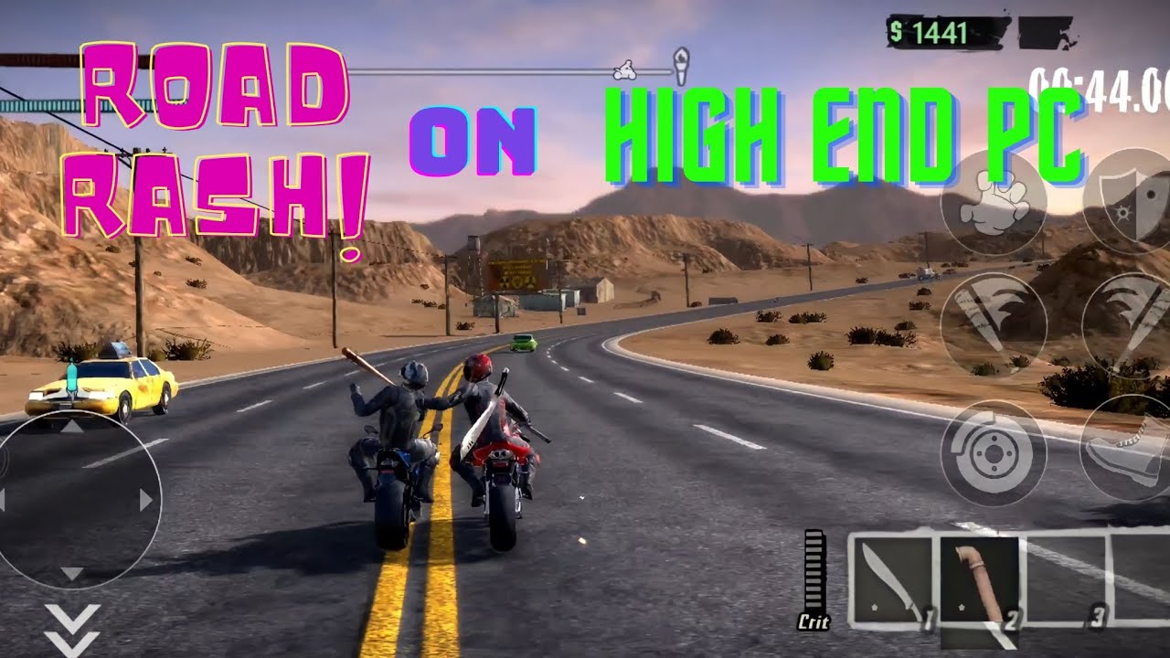 NEW ROAD RASH ON ANDROID TOP QUALITY GRAPHICS. ROAD REDEMPTION.