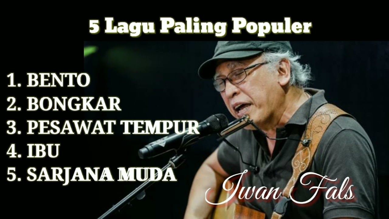 5 Lagu Terpopuler Iwan Fals Sepanjang Masa