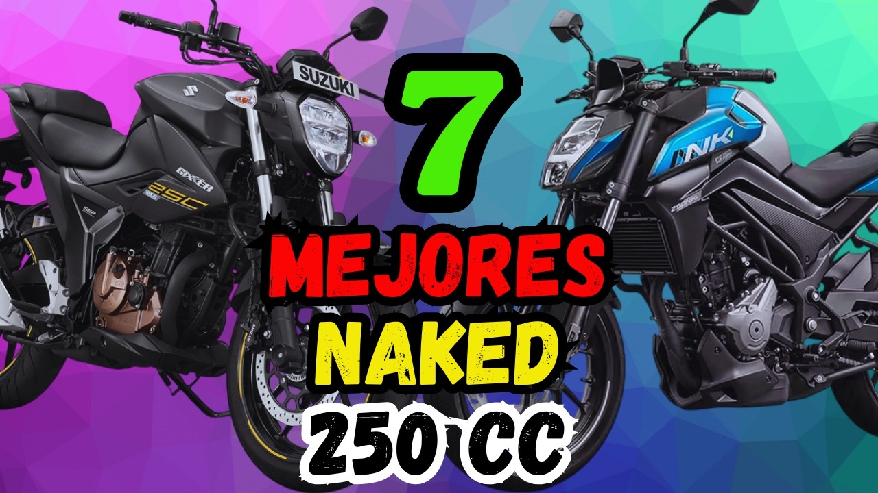 LAS MEJORES MOTOS NAKED 250 EN M&Eacute;XICO