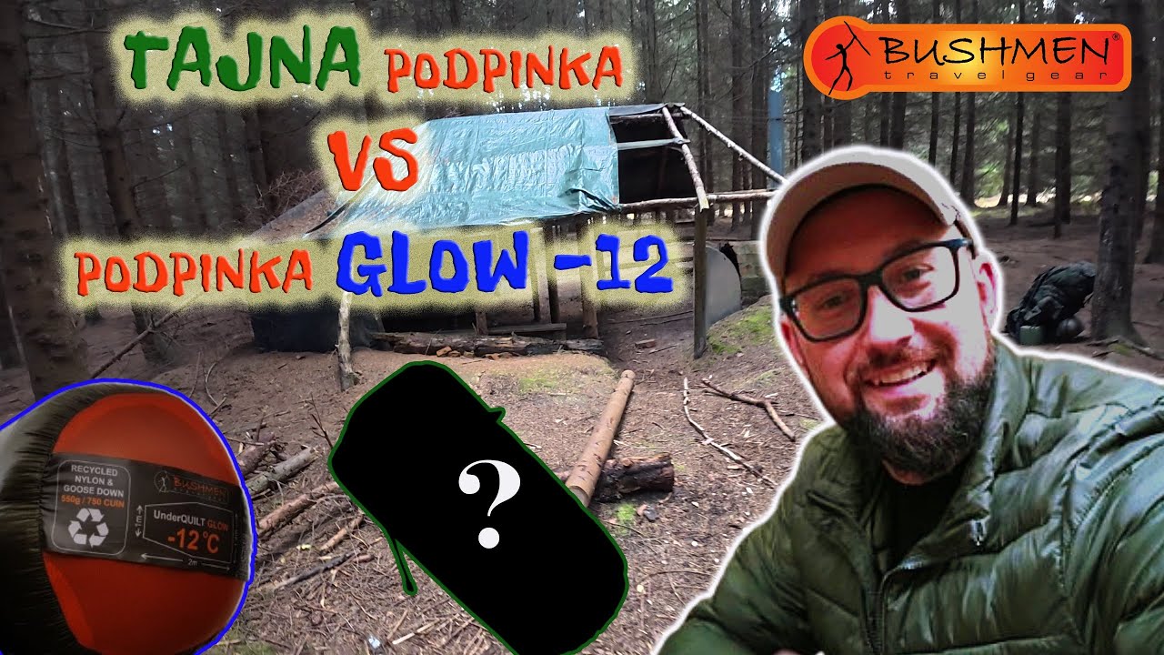 Pierwszy test NIEUJAWNIONEJ podpinki Bushmen! 🌲 Noc w ukrytej chatce pod Książem