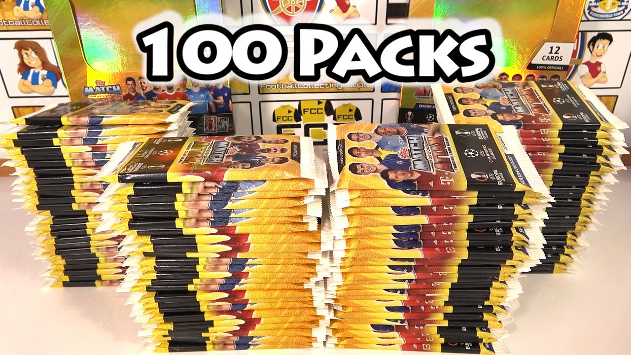 100 MATCH ATTAX 2021/22 Pack Opening | Trying To Complete A Binder | 100 PACKS | £200 Worth