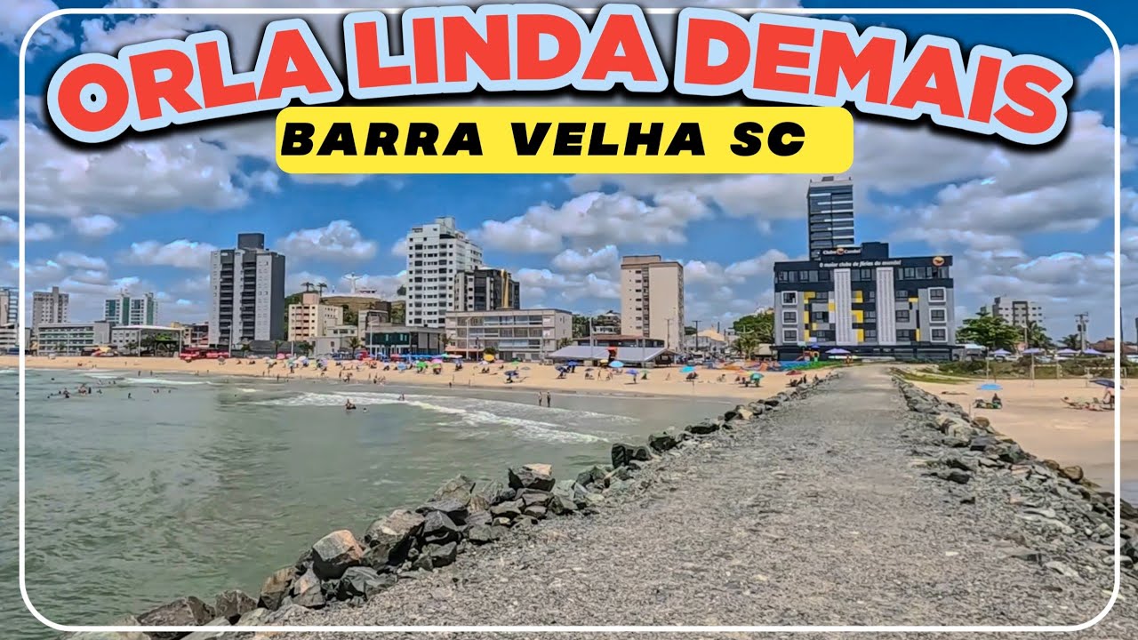 Orla de Barra Velha SC está top demais..1ª vez pedalando pela beira mar..Dia quente 🔥 