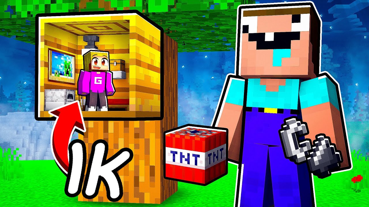 Klein Worden Om Geheimen Van Mijn Vrienden Te Ontdekken! (Minecraft Survival)