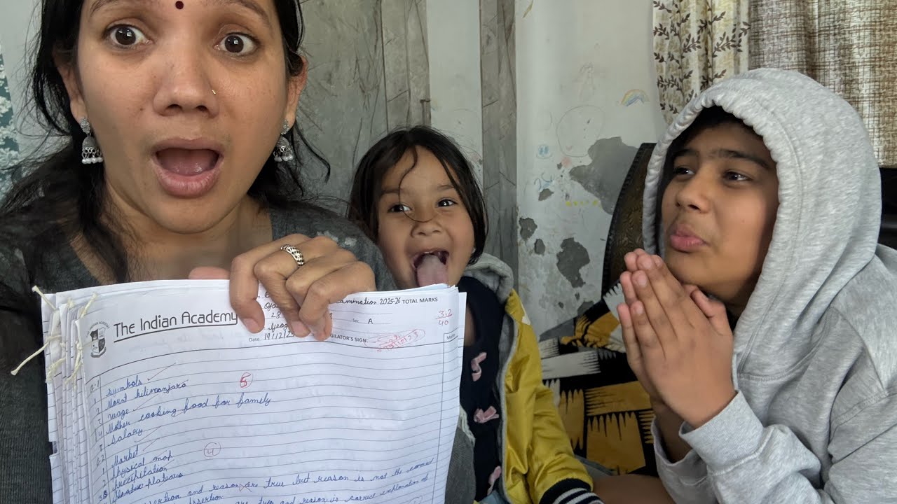 Duggu ka aaya result 🤷🏼 finally khule bacchon ke School 🎉