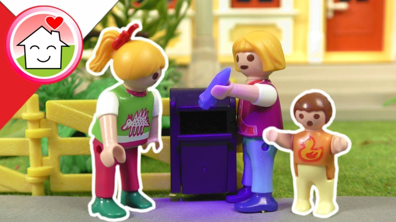 Playmobil po polsku Tajemnicza skrzynka na listy w ż&oacute;łtej willi - Rodzina Hauserow