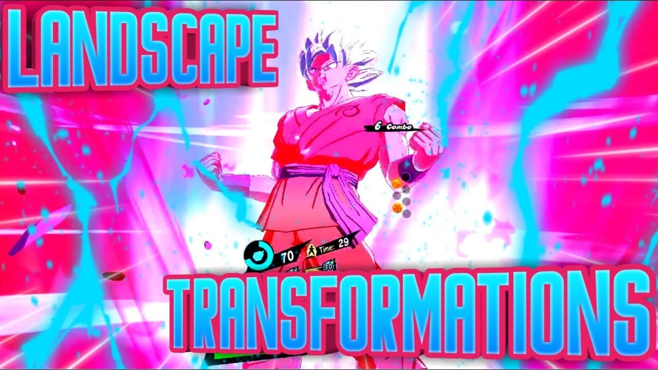 (LANDSCAPE MODE) ALL TRANSFORMATIONS! Dragon Ball Legends |4K 60 FPS