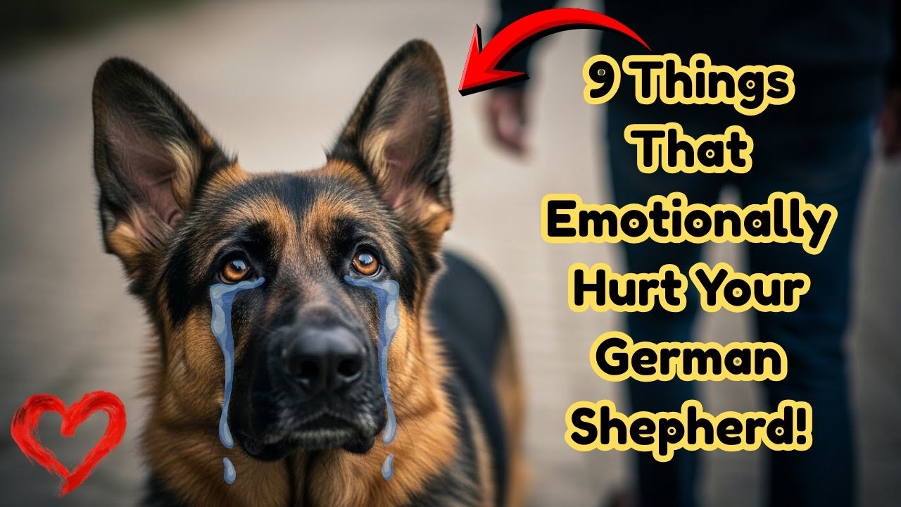9 Things That Emotionally Hurt Your German Shepherd | Most Owners Don’t Know!