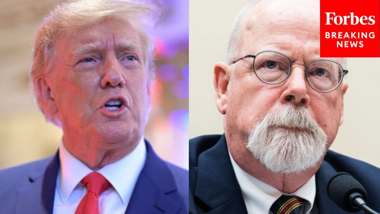 John Durham Asked Point Blank If The FBI Relied On Information About Trump From Political Opponents
