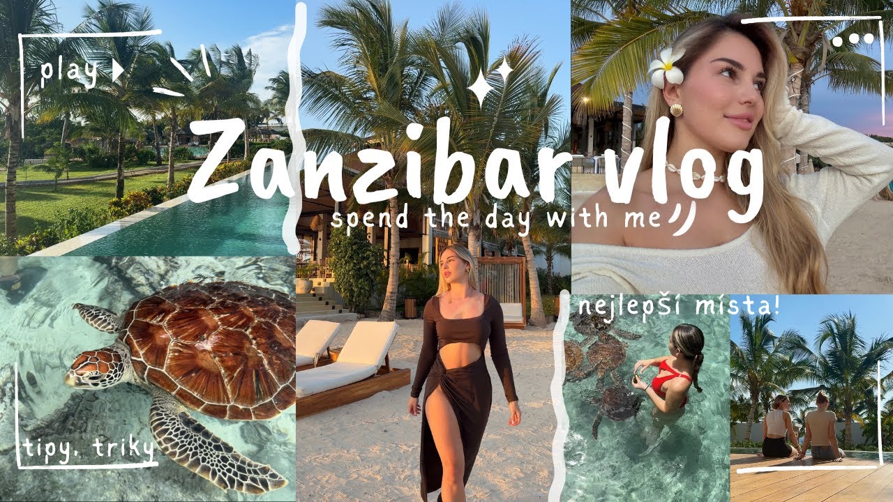 ZANZIBAR vlog🌴☀️| Co vidět, kde bydlet & moje cestovn&iacute; hacky