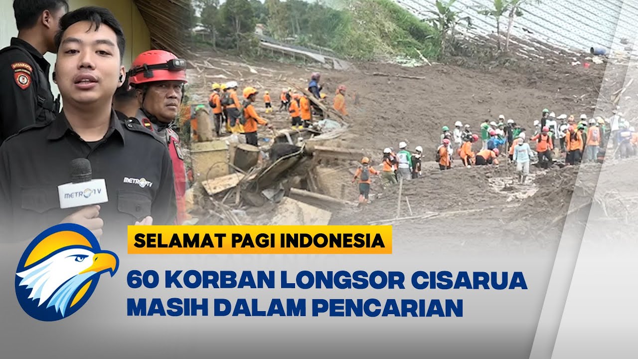 Longsor Cisarua: 38 Jenazah Dievakuasi, 20 Diidentifikasi [Selamat Pagi Indonesia]