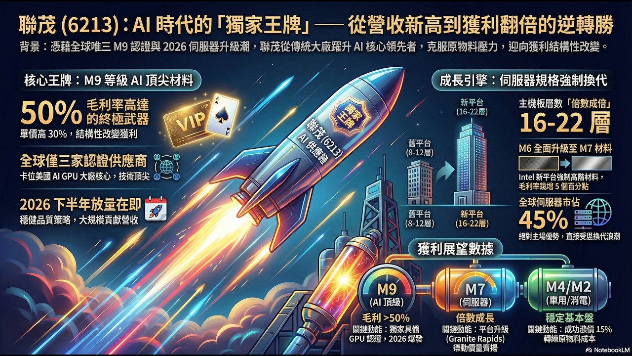 AI 與衛星的雙料贏家：聯茂如何靠 3 月營收新高與 M9 板材驗證引爆 2026 獲利大爆發？