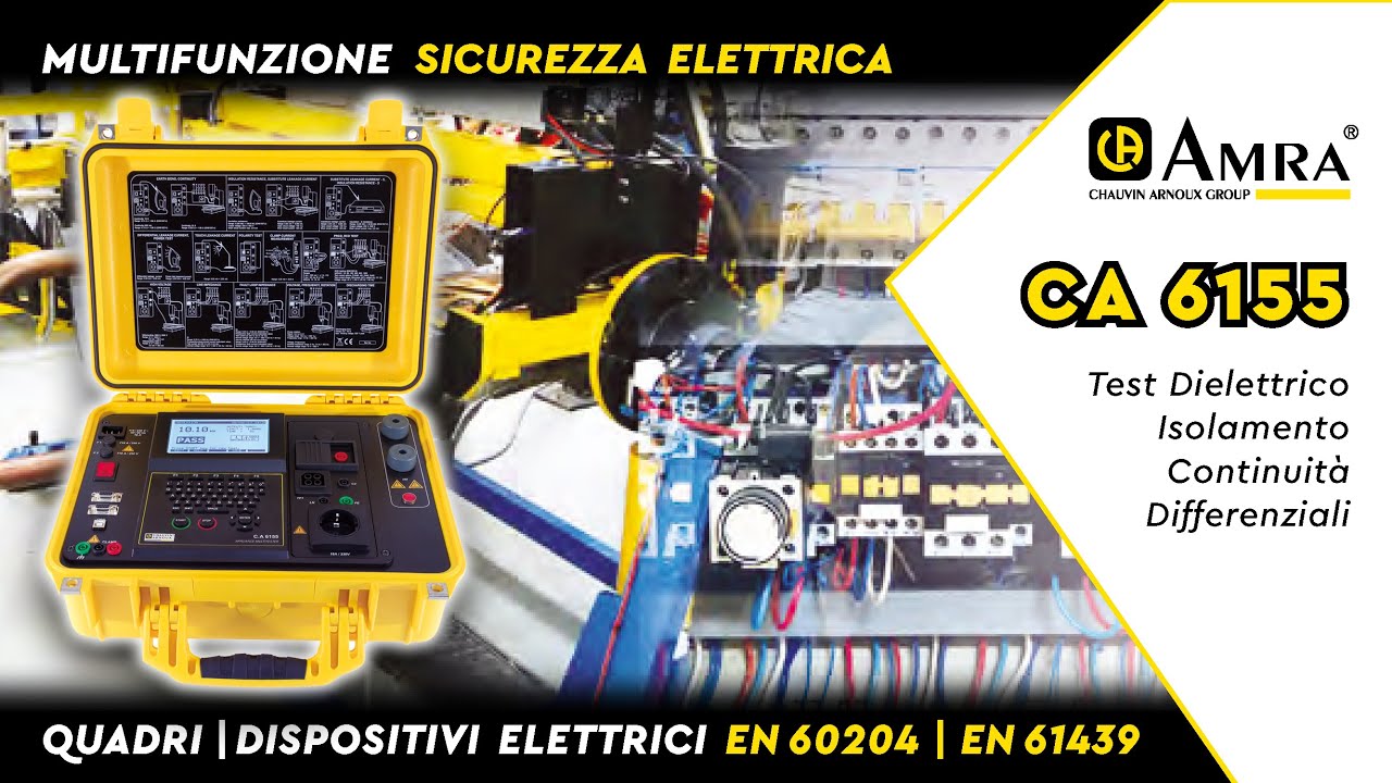 CA 6155 | Misura ZLoop secondo le norme EN 60204 | EN 61439