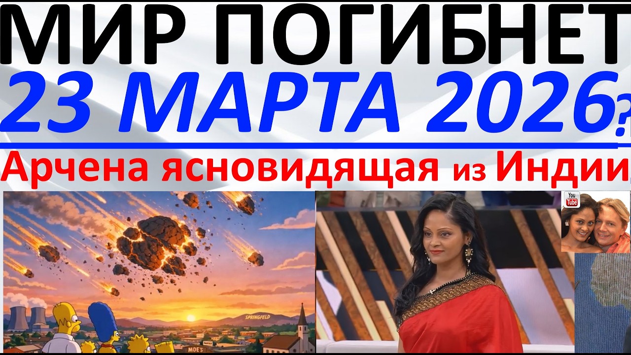 Мир погибнет 23 марта 2026 года?! Арчена ясновидящая из Индии