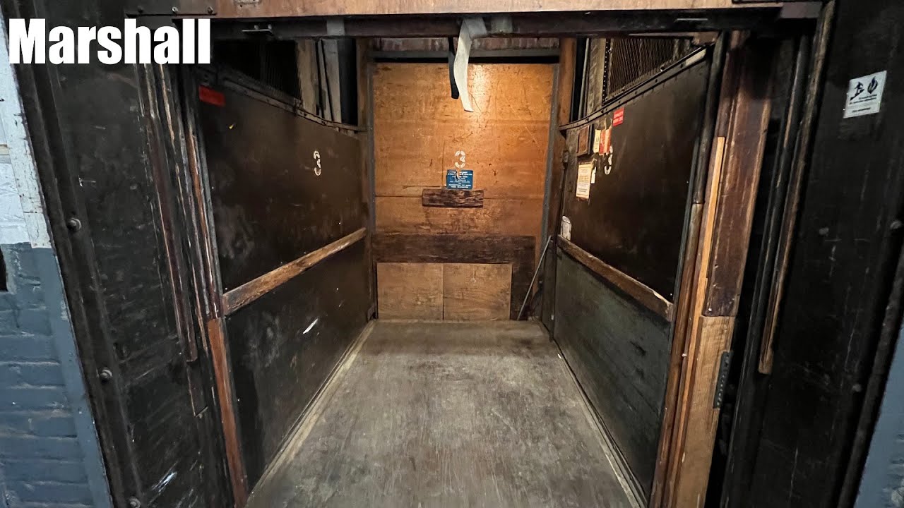 Historic Marshall Pull the Rope Freight Elevator in Pittsburgh, PA