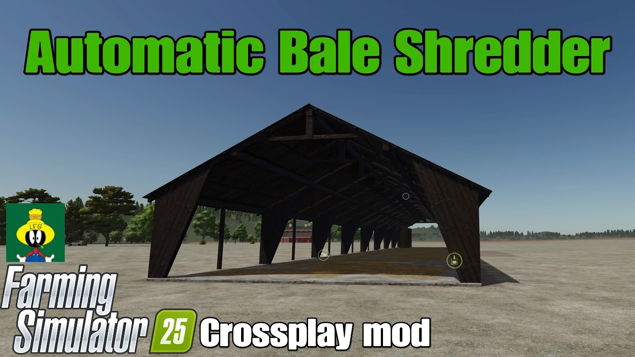 Automatic Bale Shelter / FS25 crossplay mod