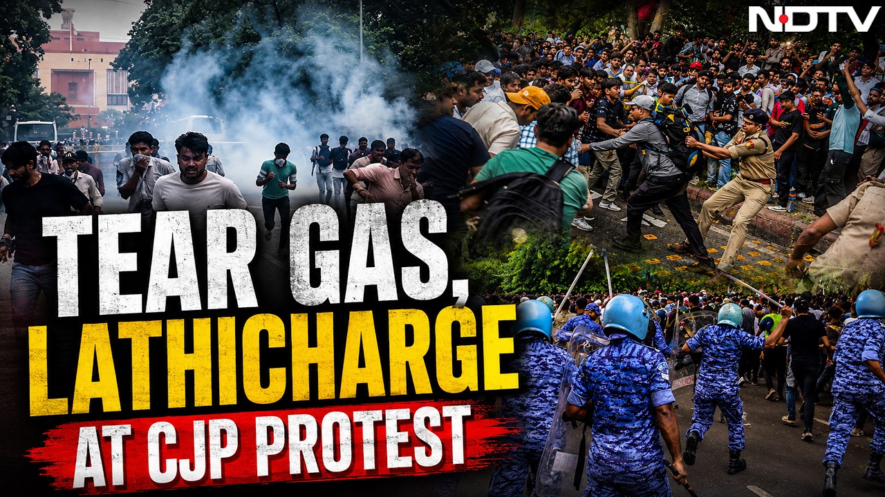 CJP Protests LIVE | Jantar Mantar Protest | Police Fire Tear Gas, Lathicharge Protesters | Delhi
