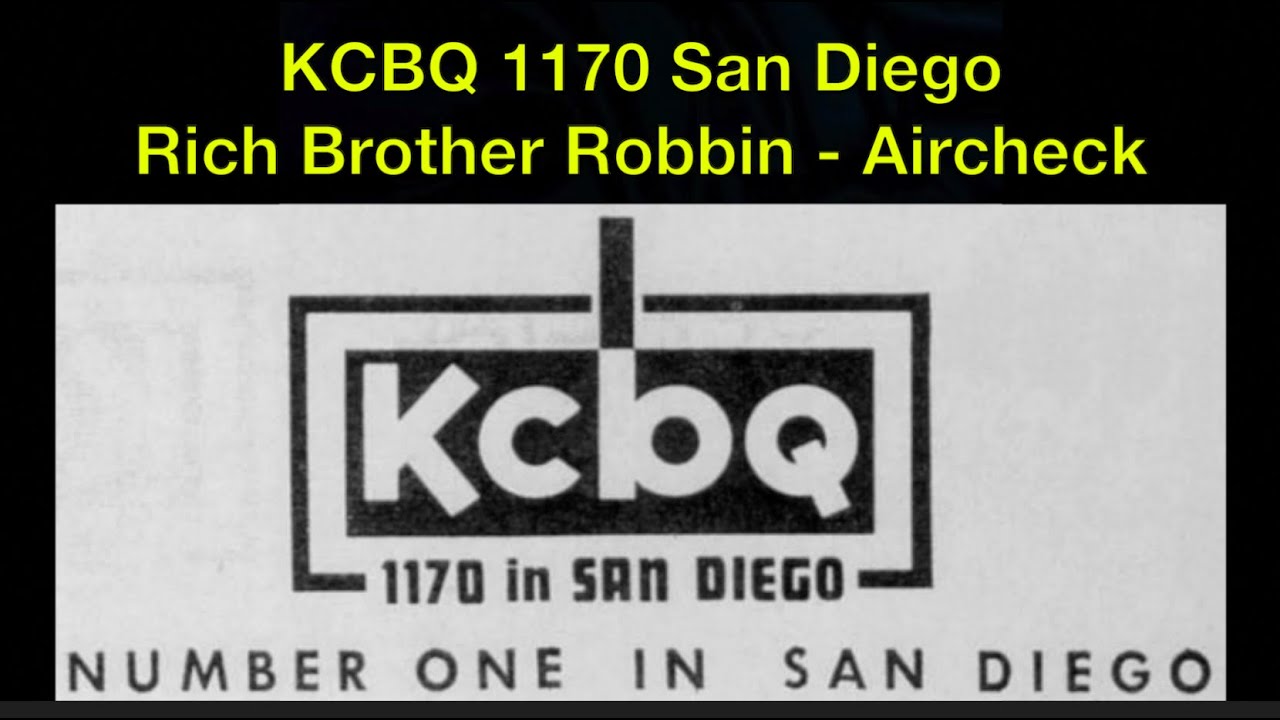 KCBQ 1170 San Diego - Rich Brother Robbin - 1973 - Radio Aircheck