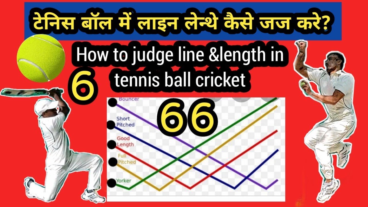 tennis ball ki line length kese judge kare | how to judge line and length in tennis ball cricket