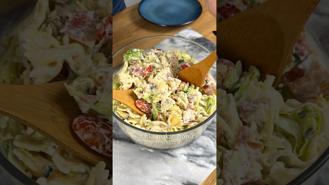 Boska sałatka z 5 składnik&oacute;w 🤩 #sałatka #salad #boczek #furajedzenia #pyszności #wielkanoc