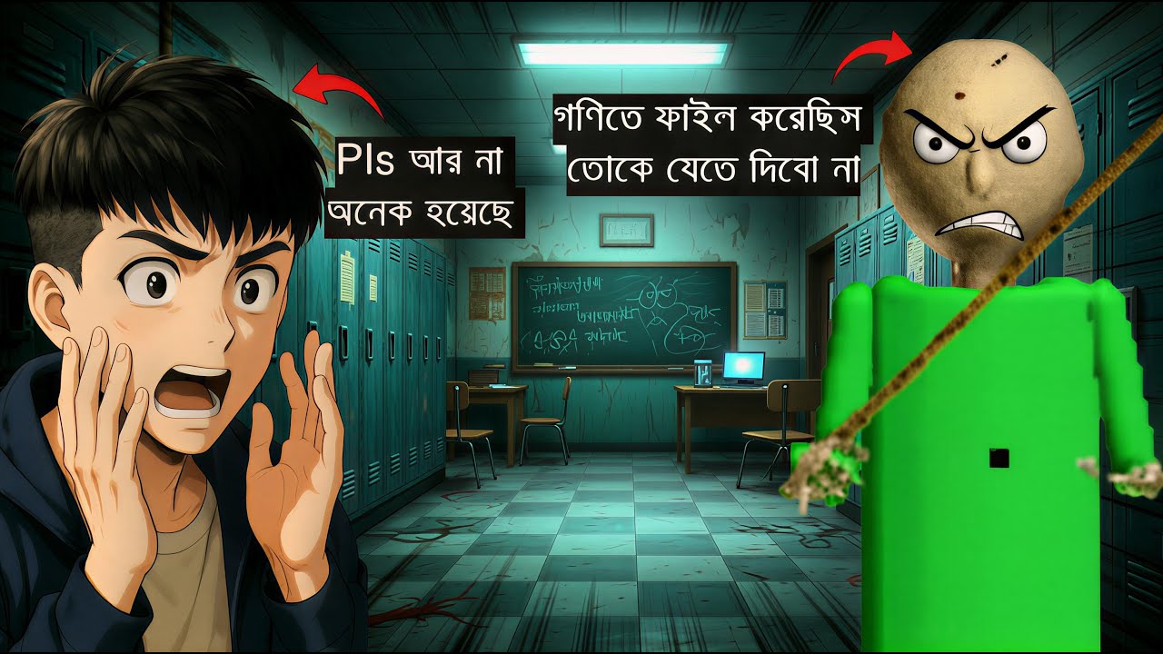 Baldi র ক্লাসে গণিতে ফেল করে একি বিপদে পড়লাম 😬