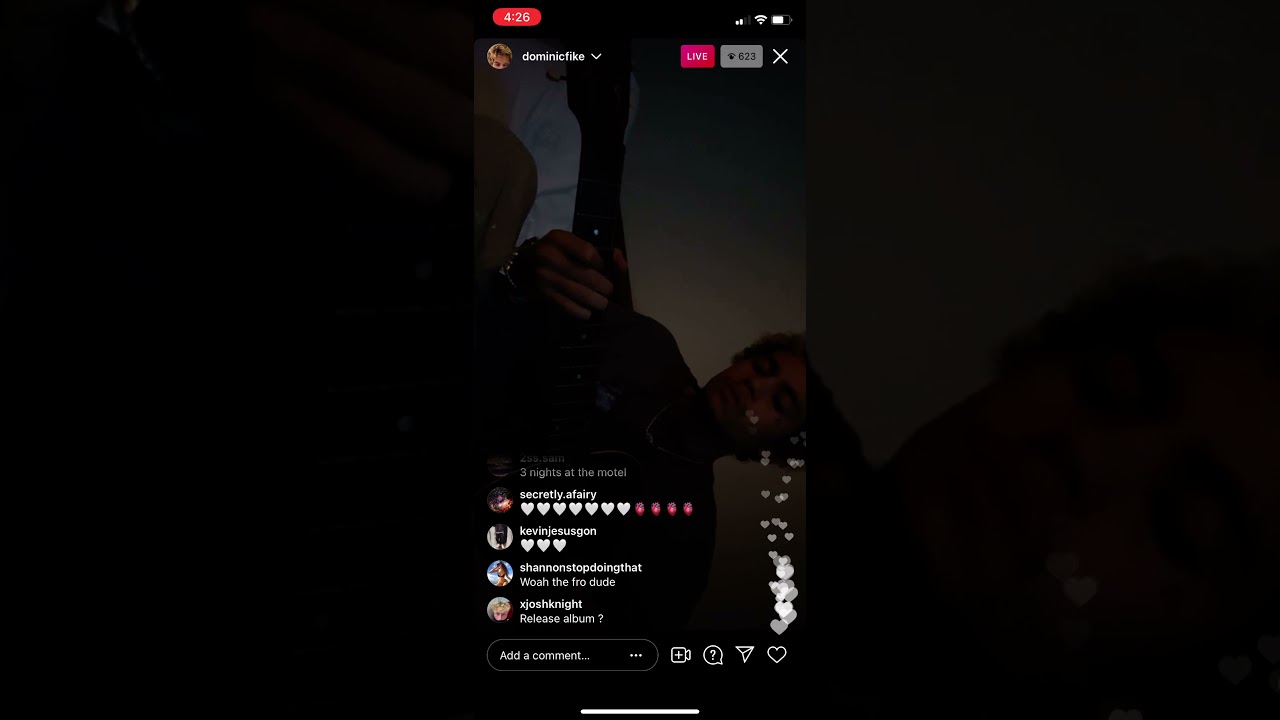 Dominic Fike 07/10/2021 Instagram Live