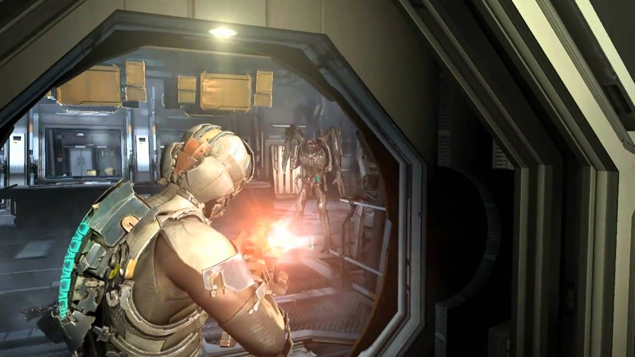 Dead Space 2 Killing the Ubermorph in a funny way