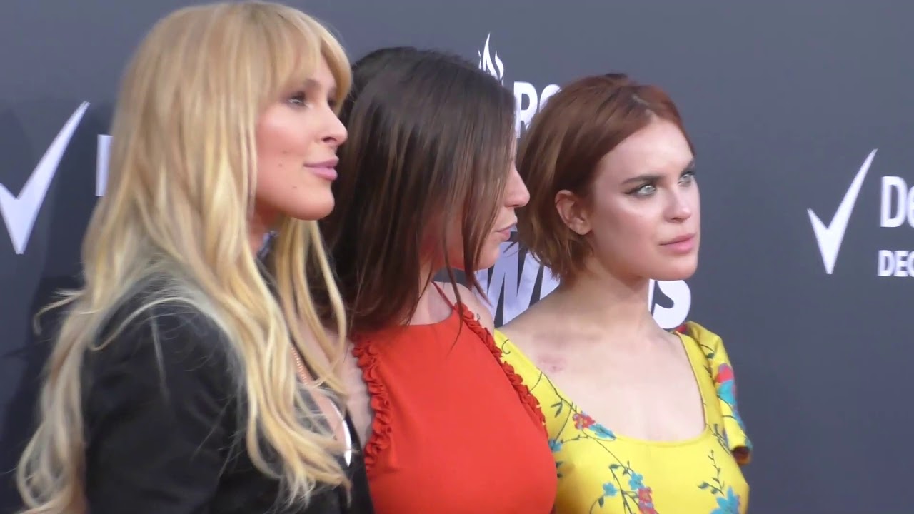 Rumer Willis, Scout Larue Willis and Tallulah Belle Willis at the Comedy Central Roast of Bruce Will