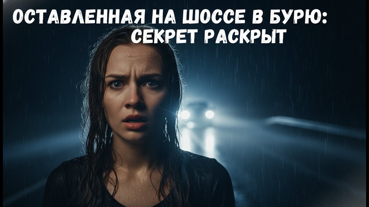 Брошена мужем на шоссе в ливень: раскрыта правда о браке.