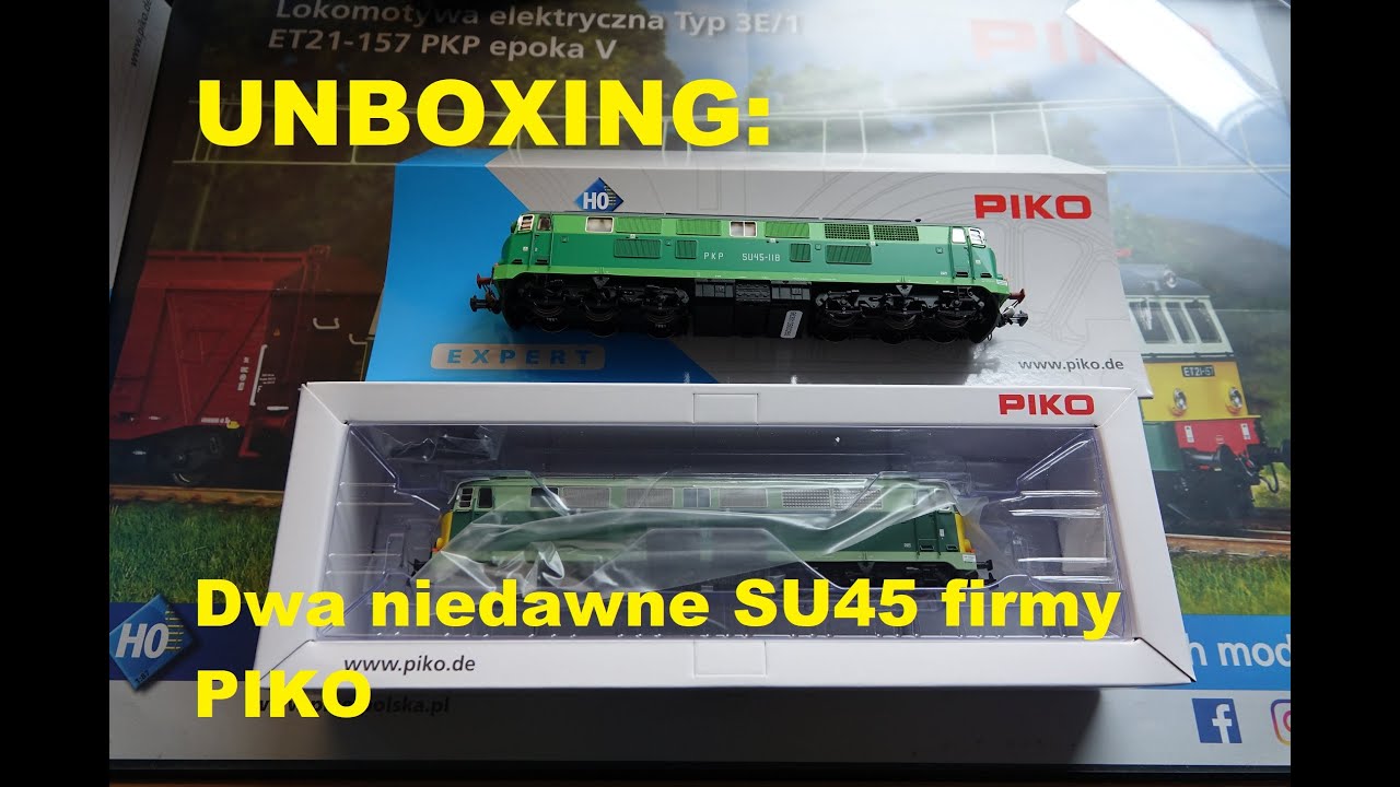 UNBOXING: Dwa niedawne SU45 firmy PIKO