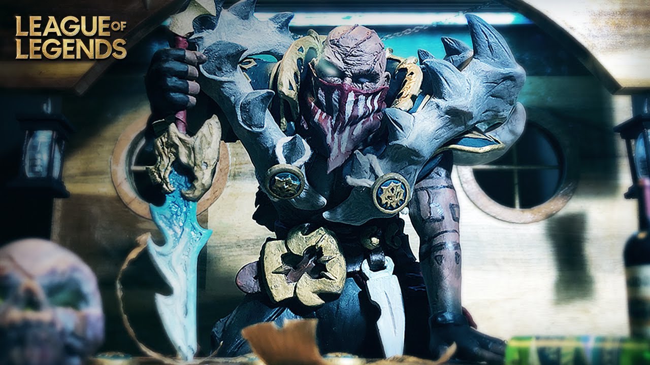 파이크 만들기 / Making Pyke Statue - League of Legends