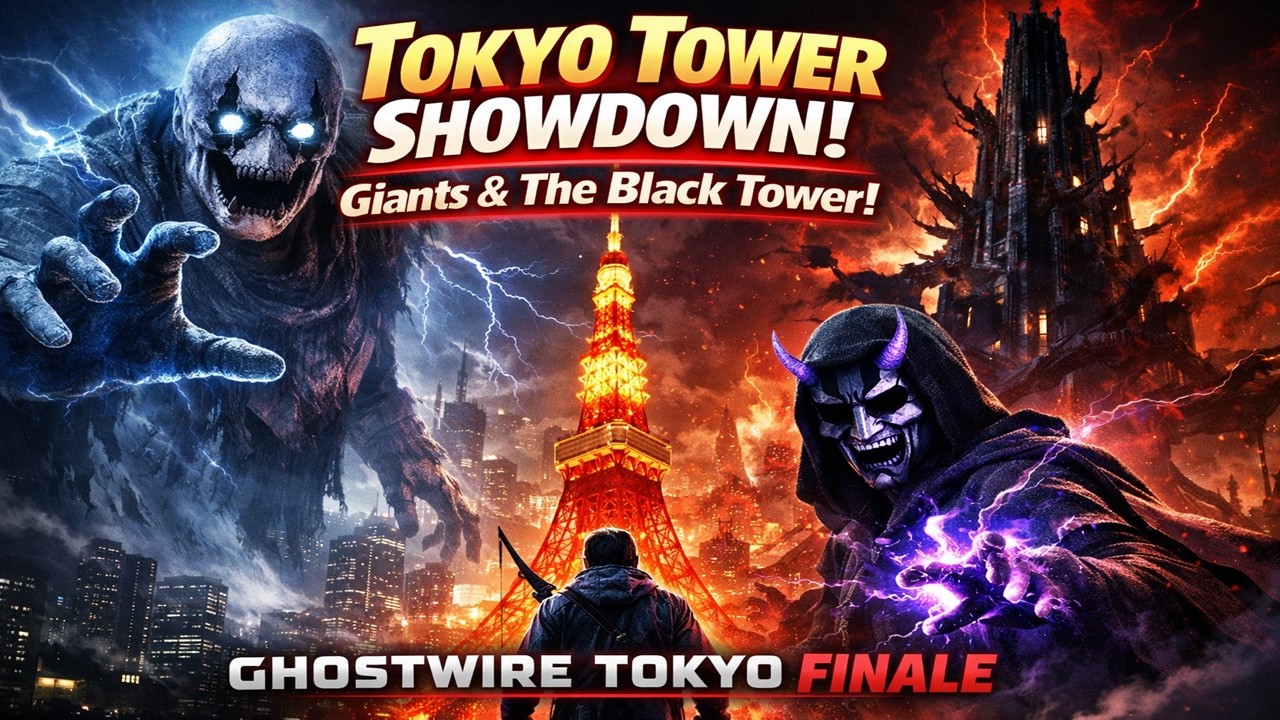 Tokyo Tower Showdown! | Giants & The Black Tower | Ghostwire Tokyo Finale