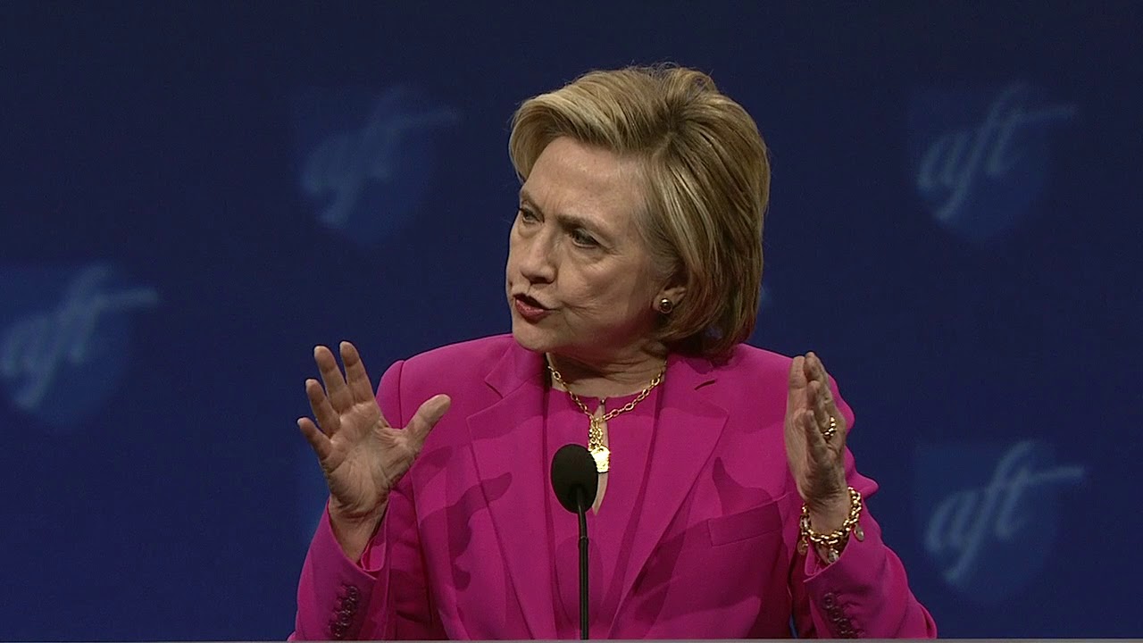 Hillary Rodham Clinton Receives AFT Women's Rights Award