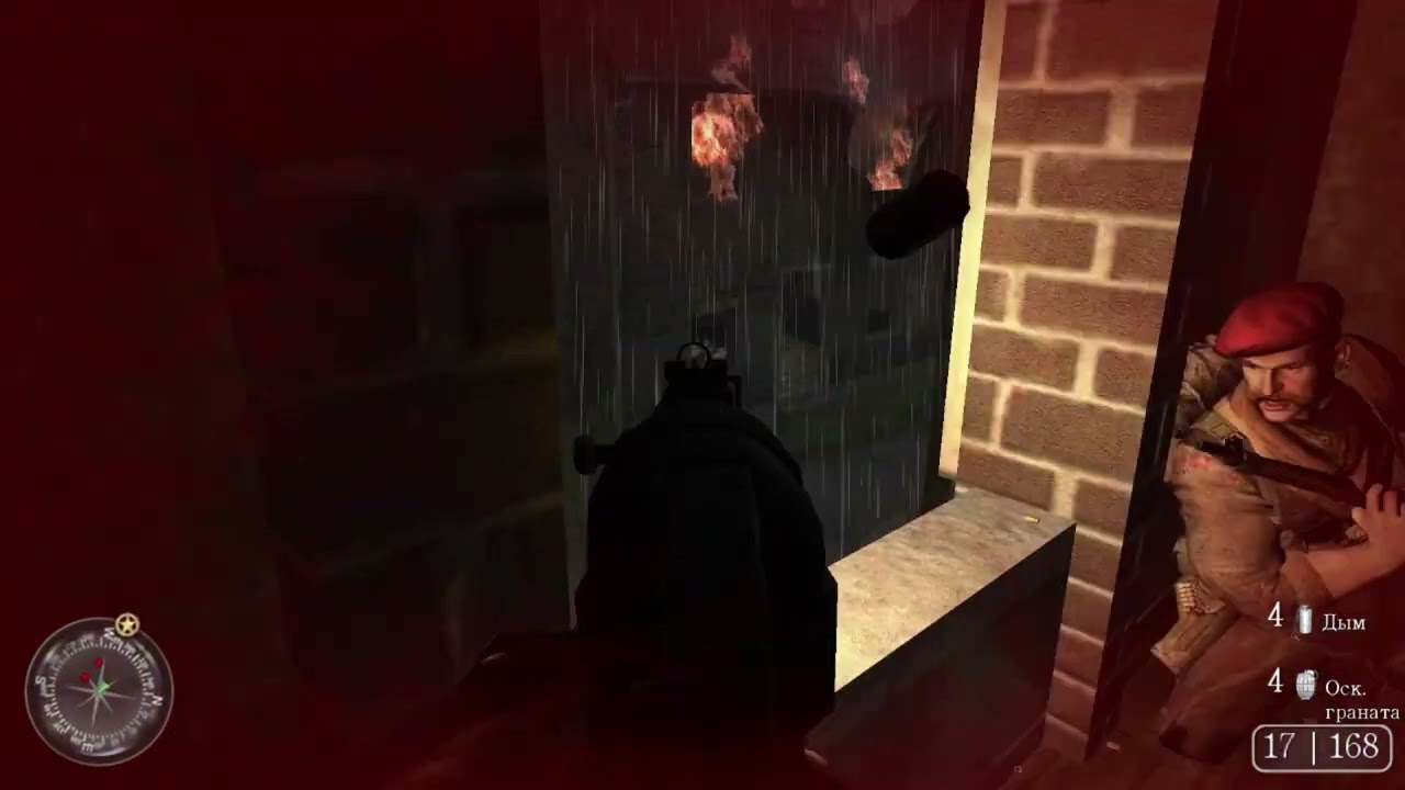 Call of Duty 2. Британцы. Кан. Перекресток. Ветеран.