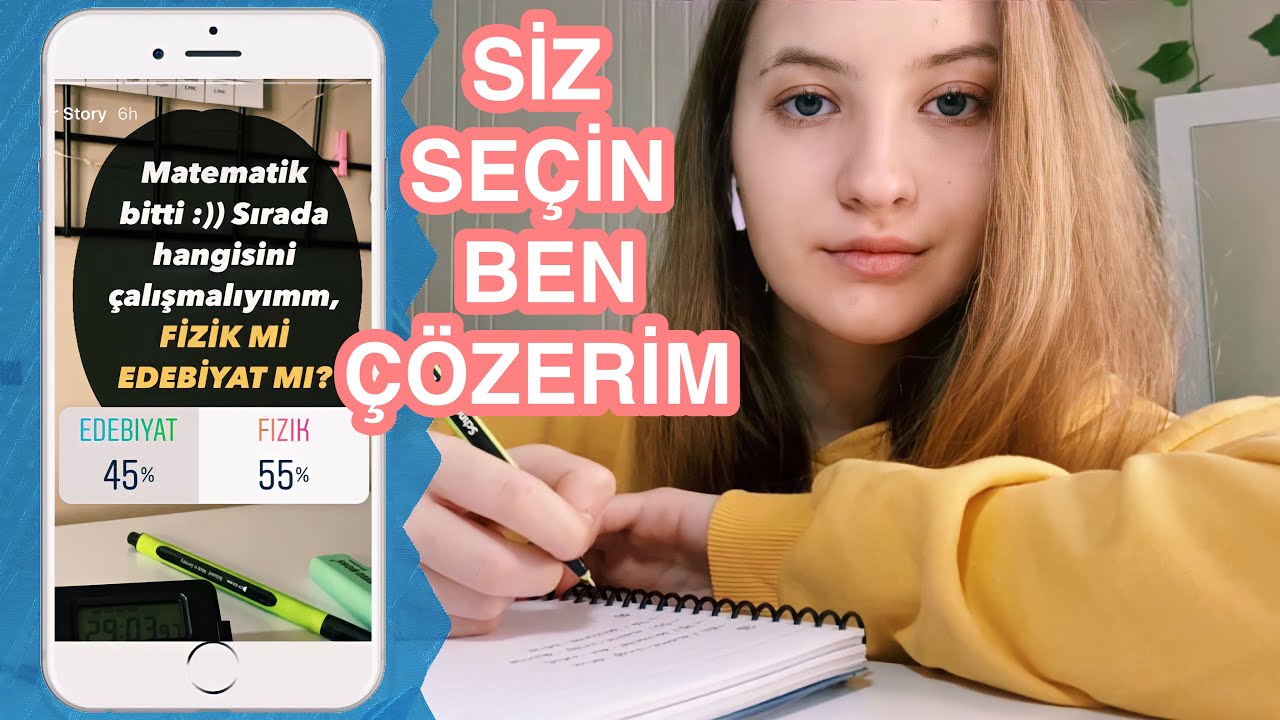 Ders Çalışma Günlüğüm#8 | BENİ SINAVLARIMA SİZ ÇALIŞTIRIYORSUNUZ😌 | İlayda Çavdar
