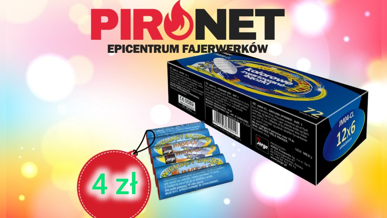Wirujący Bączek Jorge - JM04-CL pirobajer na 10 !