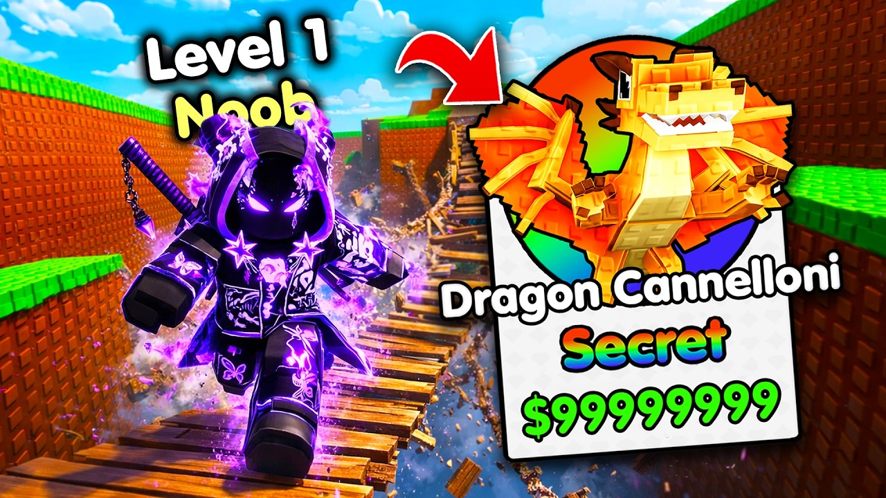 Starting Over as NOOB with OP SECRET in Rope Bridge For Brainrots! (Roblox)