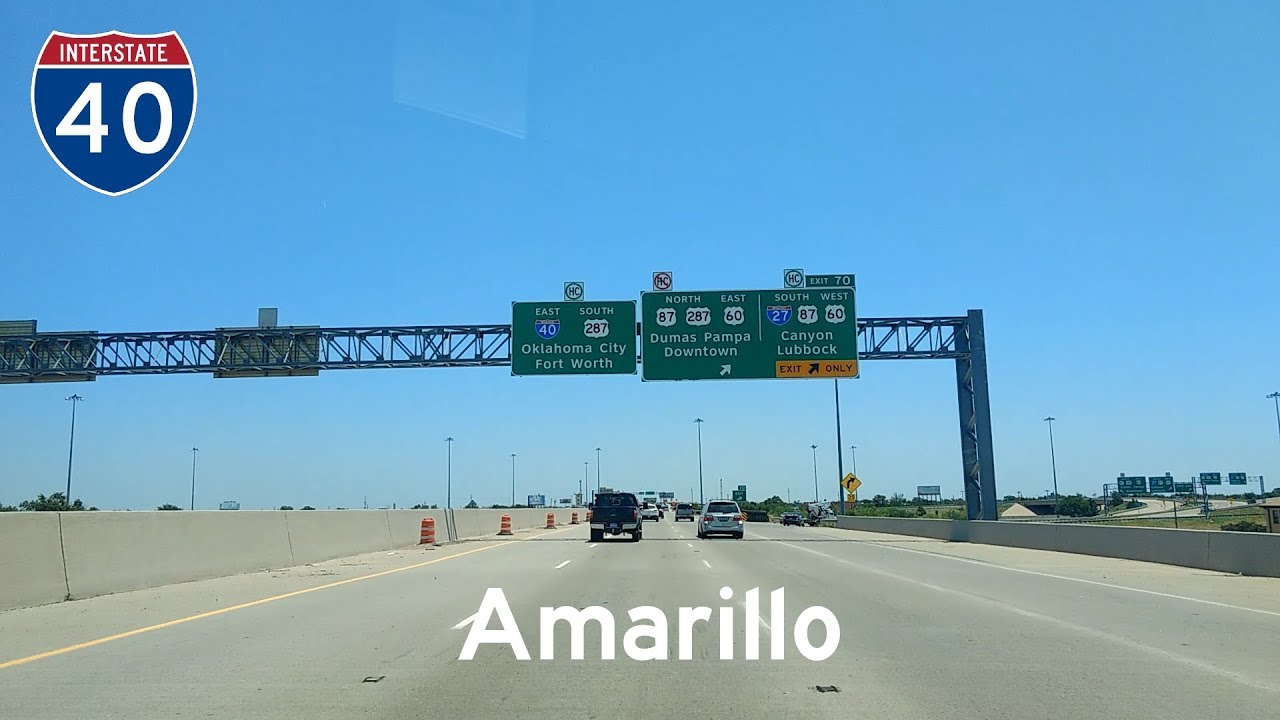 E4-25: Interstate 40, Amarillo
