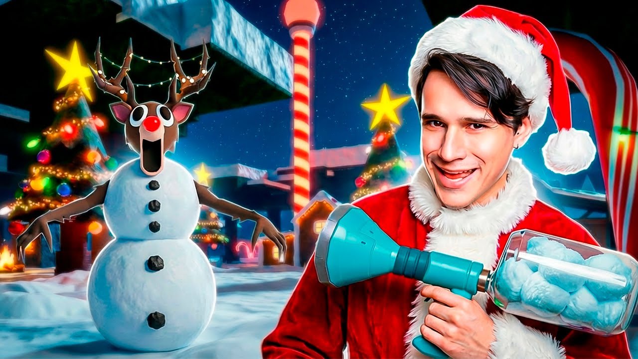 СНЕГОМЁТ ОЛЕНЮ В РОТ - ЗДРАВСТВУЙ, ОПА, НОВЫЙ ГОД🎄НОВОГОДНЕЕ ОБНОВЛЕНИЕ В «99 НОЧЕЙ В ЛЕСУ» ROBLOX!