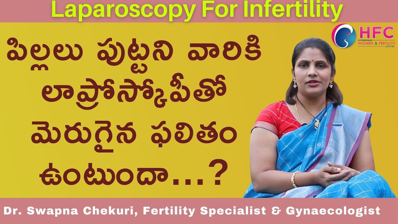Laparoscopy in Infertility Treatment for successful pregnancy |  Dr.Swapna Chekuri | HFC