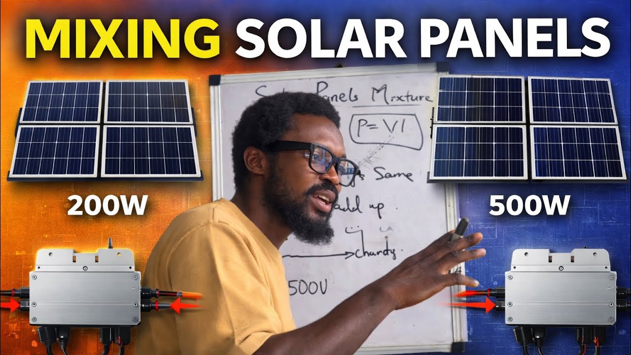 Can I Mix Solar Panels of Different Wattages?
