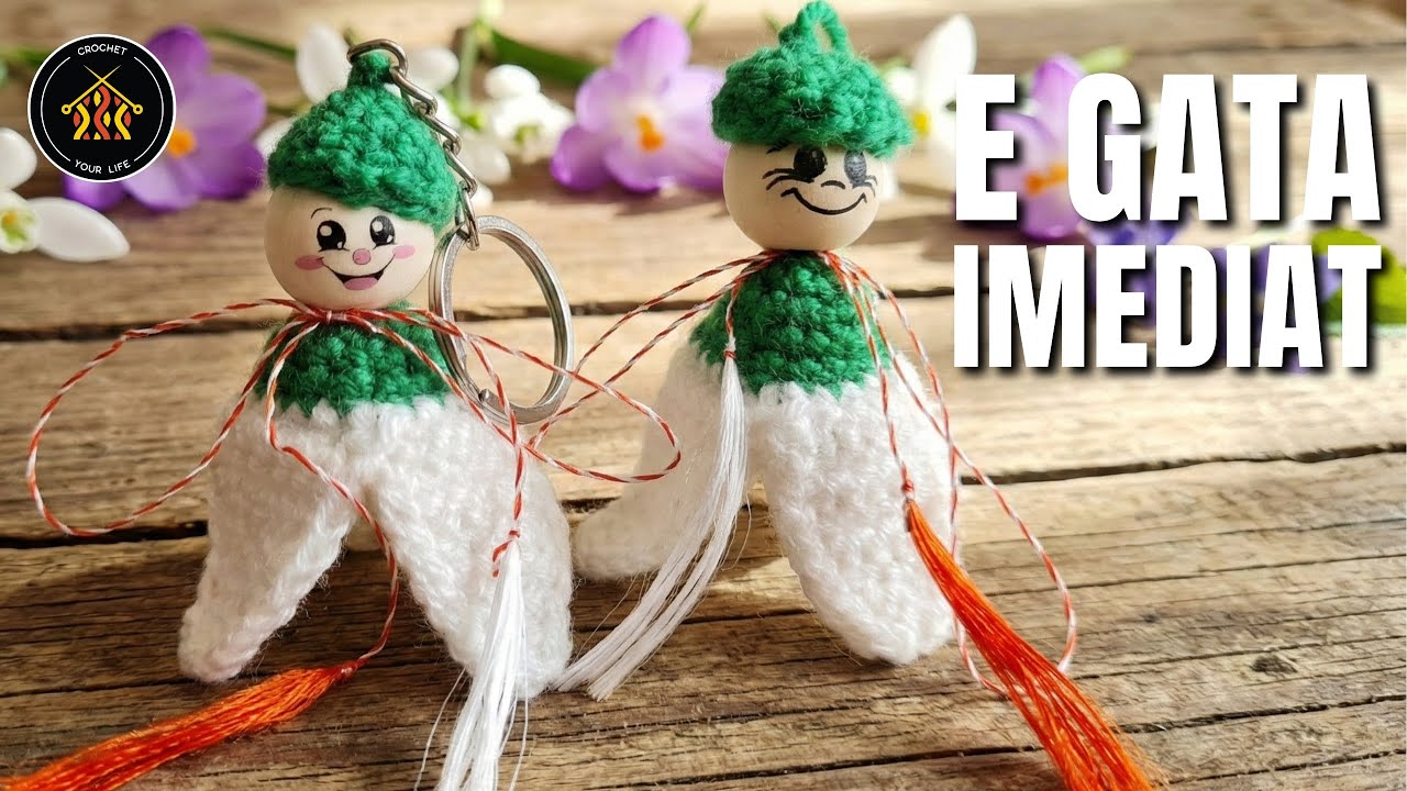 Martisor Ghiocel Crosetat: Cel Mai Rapid Model de Primavara