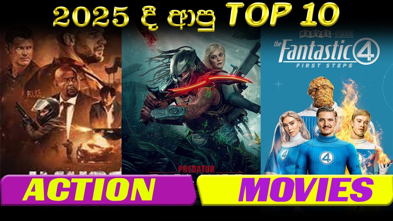 Top 10 Action Movies Of 2025 Explained in Sinhala