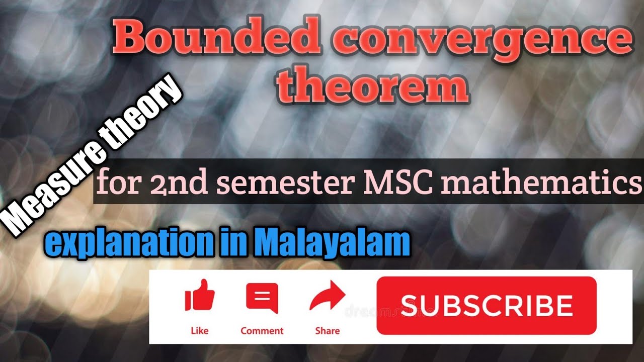 bounded convergence theorem