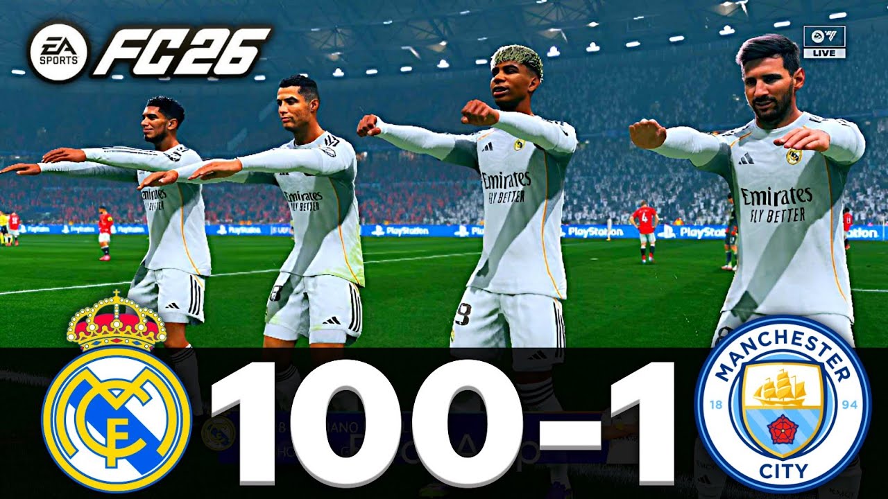 FIFA 23 - MESSI, RONALDO, MBAPPE, NEYMAR, ALL STARS | AL NASSR 100-1 MANCHESTER UNITED
