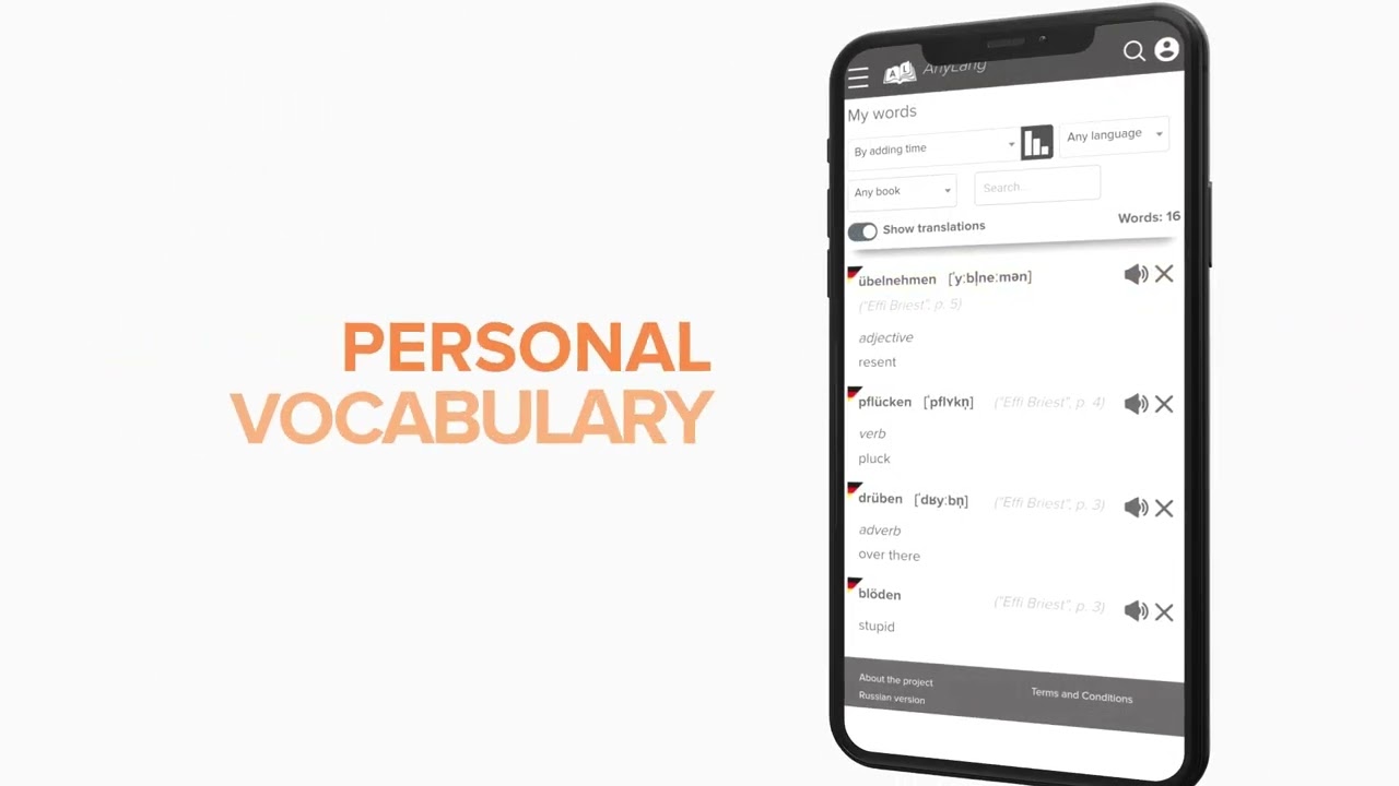 AnyLang: Learn languages consuming original content