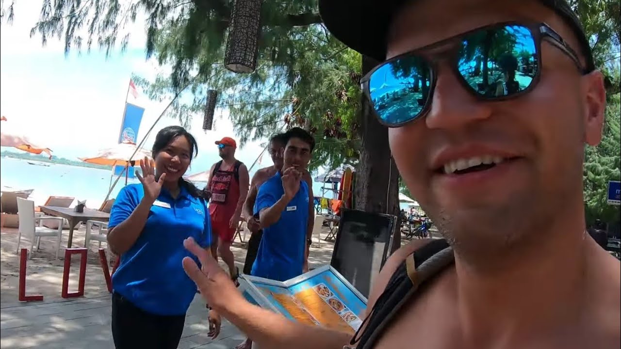 'Nurkowanie' na wyspach Gili, zatopione statuy, ogromne żółwie, surfowanie Trawangan INDONEZJA 🌏